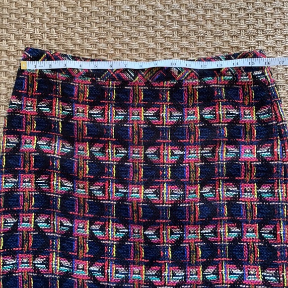 SOLD Trina Turk Jael Tweed Pencil Skirt, Multi - Picture 7 of 10
